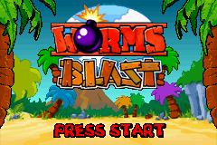 Worms Blast Title Screen